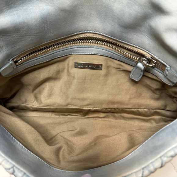 💙MIU MIU💙Matelasse Crystal Flap Bag - Picture 10 of 13